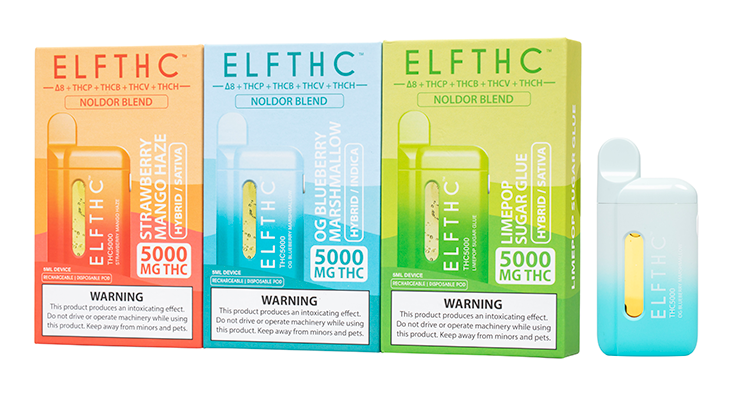 ELF THC NOLDOR 5000MG | DISPOSABLE THCP | DELTA 8 | THCP | THCh