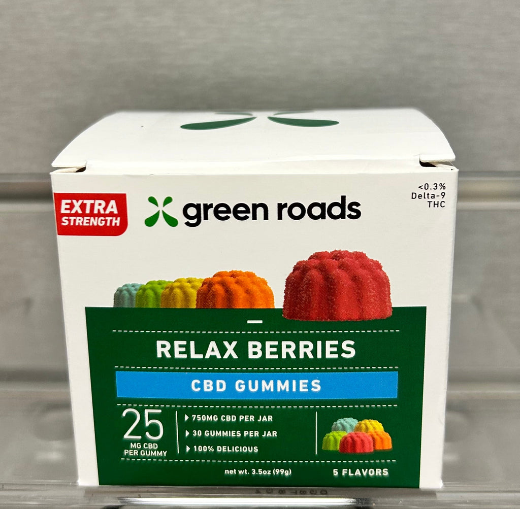 Green Roads Relax Berries Gummies | Broad Spectrum CBD