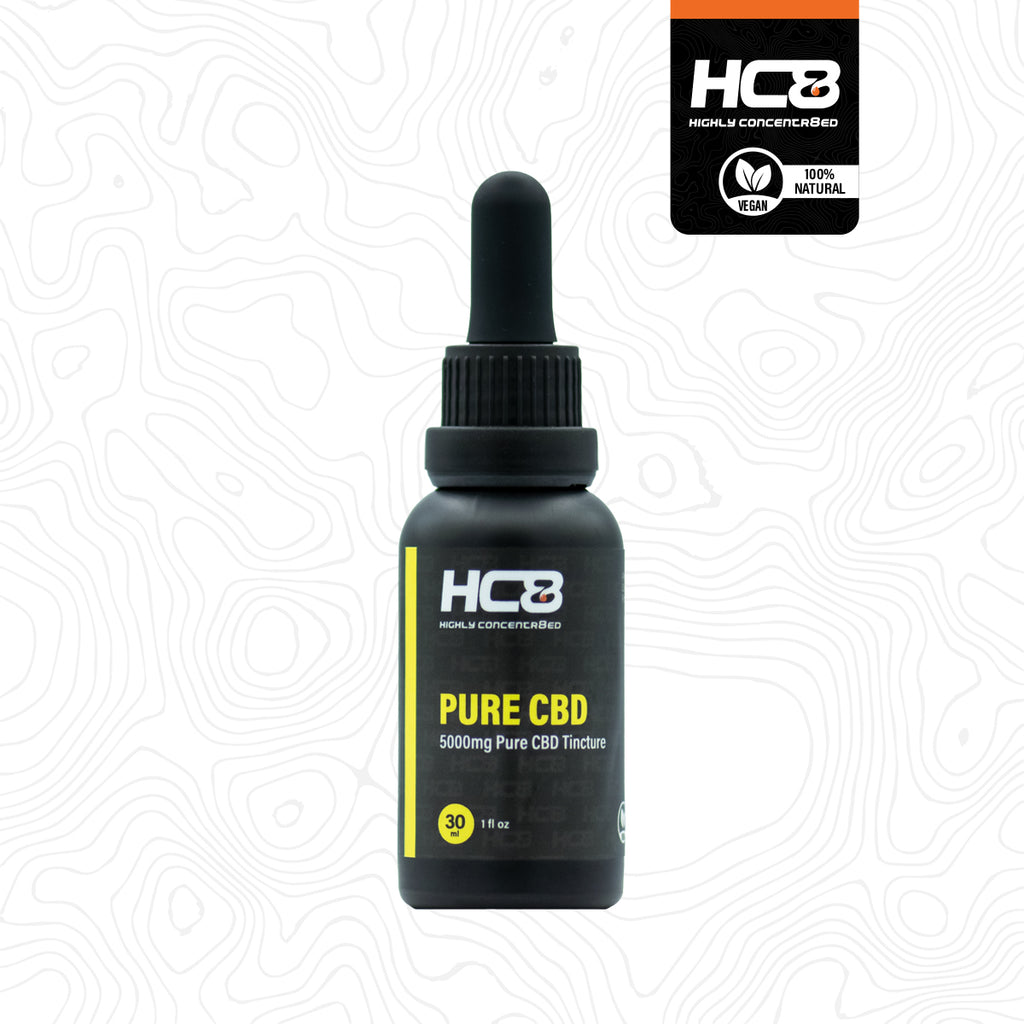 Concentr8 Pure CBD Tinctures Unflavored | CBD Oil | Completely Tasteless