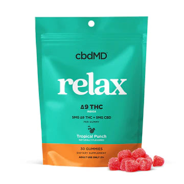 CbdMD D9 Gummies | CBD | Extra Energy | Relax or Uplift