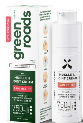 Green Roads Muscle and Joint Cream | Skin support | CBD