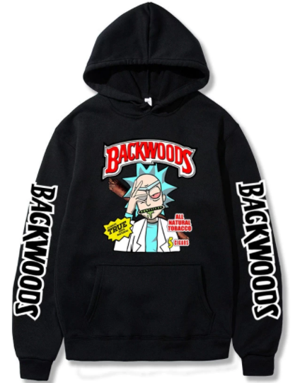 Hoodies | Backwoods Graphic Hoodie | Polar Fleece Streetwear Pullover