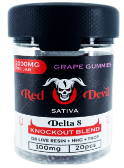 Red Devil KO Delta 8 Gummies | Delta 8 THC | Long Lasting Effects