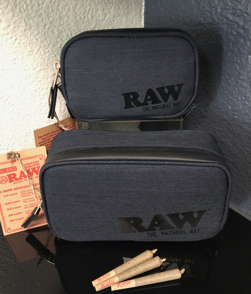 RAW Smell Proof Travel Bag | Discreet Commuter Bag | Secure Smell-Proof Satchel